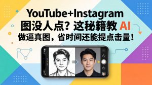 YouTube+Instagram图没人点?这秘籍教 AI 做逼真图,省时间还能提点击量-网创项目