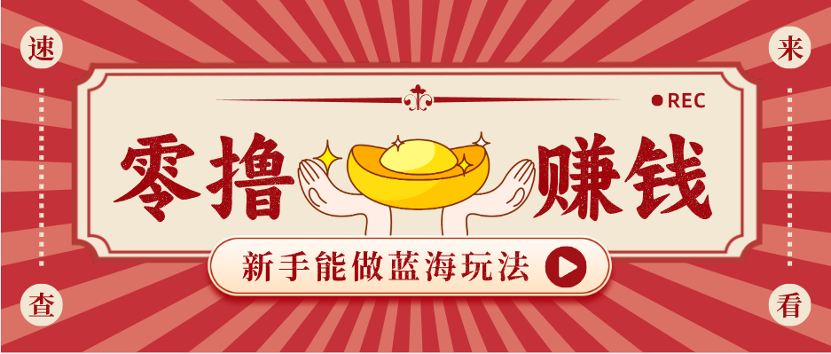 新手也能变现的蓝海玩法，一个人人能做的项目，需求量极大日入300+！-网创项目