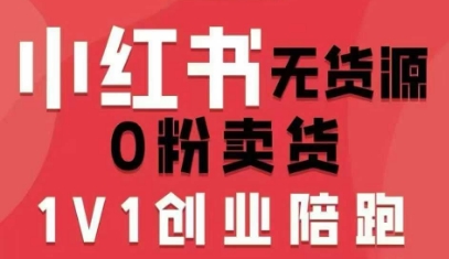 小红书无货源0粉电商课，开店准备、选品策略、笔记撰写、视频剪辑、数据分析、账号打造、资料文档(更新26年4月20日)-网创项目