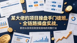 某大佬的项目操盘手门徒班，全链路操盘实战，教你从找项目到变现落地的完整打法-网创项目